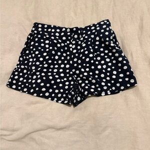 Loft Polka Dot Women's Shorts - Black and White
